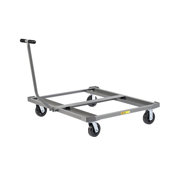 Pallet Dolly, T-Handle, 3600 lbs., 40" x 48" Deck, Load Retainer